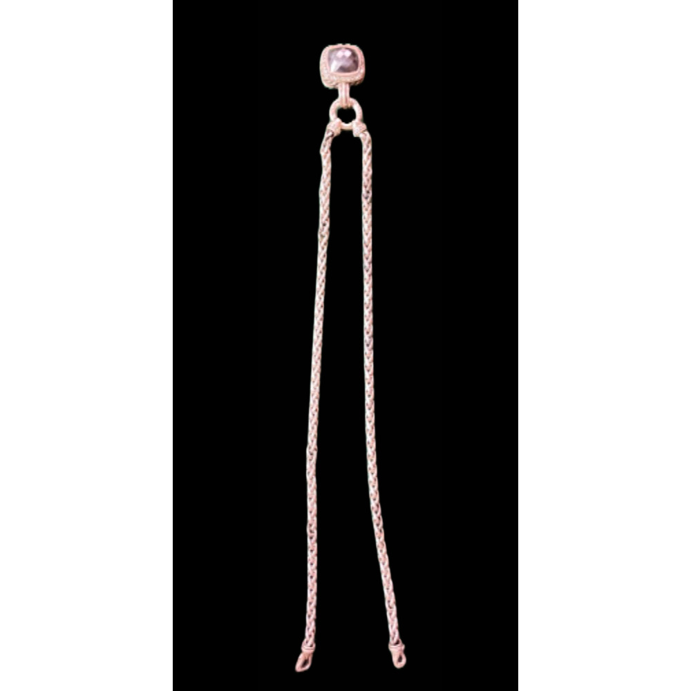 David Yurman Pendent and Wheat Chain Necklace Combo